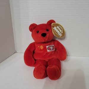 Salvinos Bammers Beanie Bear #16 Joe Montana